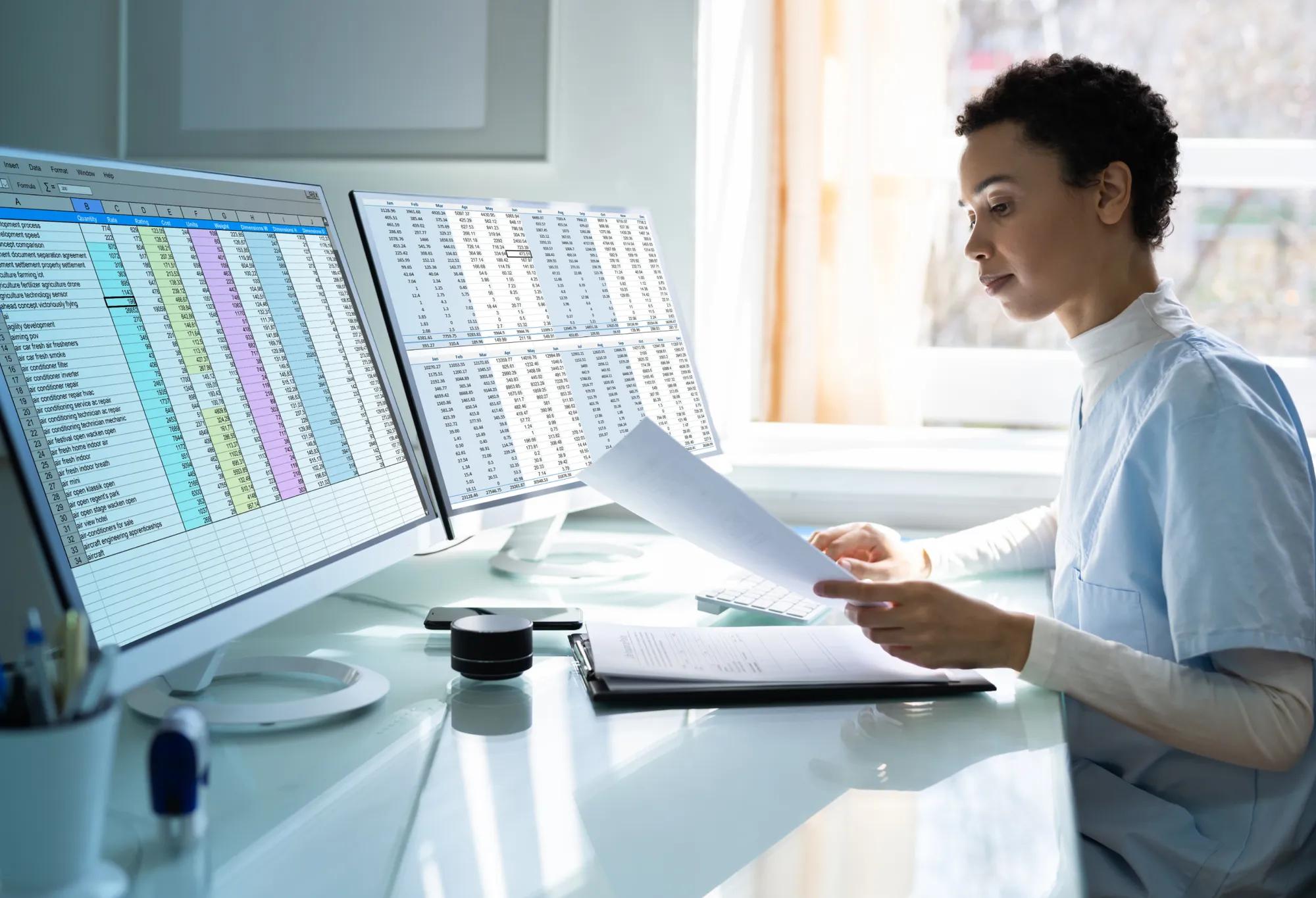 a certified professional coder working at a healthcare facility after earning CPC certification