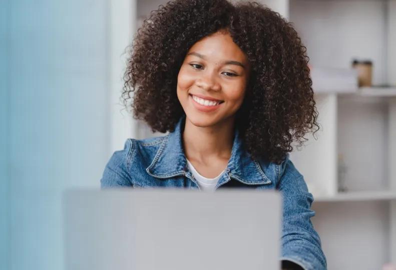 a student shopping online for back-to-school-supplies